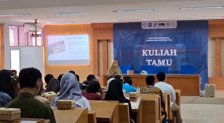 ADAKAN KULIAH TAMU, HIMPUNAN MAHASISWA DESIGN & CONSTRUCTION ANGKAT TEMA MANAJEMEN GALANGAN KAPAL